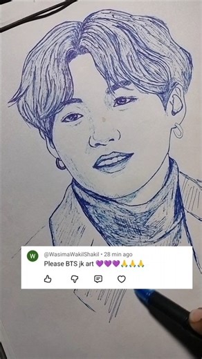 BTS member drawing #bts #drawing