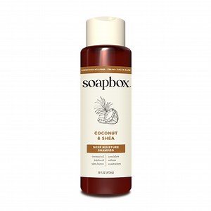 Soapbox Coconut & Shea Deep Moisture Shampoo with Vitamin E and Shea, 16 fl oz