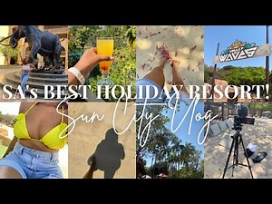 SUN CITY VLOG | 3 days "alone" in South Africa's BEST holiday resort! Valley of the waves *detailed*