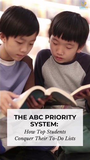 The ABC Priority System: How Top Students Conquer Their To-Do Lists 💙📚