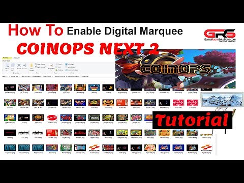 CoinOps Next 2 - How to Setup a Digital Marquee