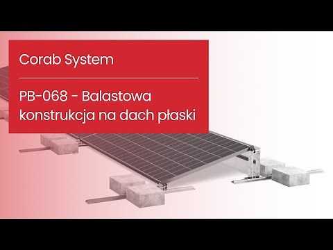 Corab System PB-068 - Balastowa konstrukcja na dach płaski