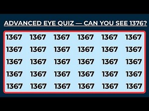 Test Your Observation Skill! Spot The Odd Numbers and Letters | Hard Level Edition