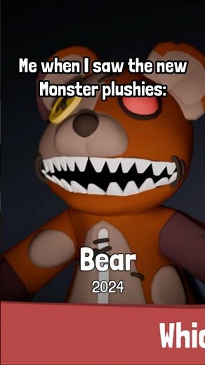 Me when I saw the new Monster plushies #yeeps