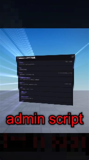 AI Made ADMIN PANEL Script for Roblox