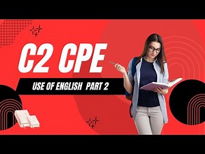 C2 Proficiency Exam (CPE) Use of English Part 2 - Test 5 with Answers 10.2025 #cpe #c2proficiency