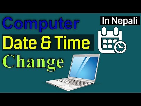 How to change time and date on computer in Nepali | Date Time Change | Technical Nepal