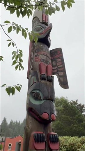 A walk through Whale Park on the way to Creek Street, Ketchikan. @VisitKetchikan ​⁠