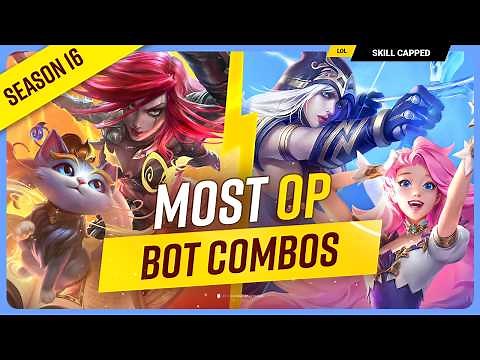 The 10 MOST BROKEN Bot Lane Combos For Season 16 - League of Legends