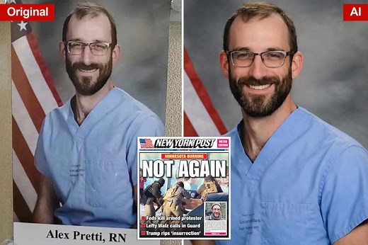 AI-altered pic of Alex Pretti is being widely circulated after his killing by Border Patrol