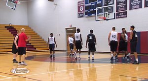 Whistle Drill The Whistle Drill is a great drill that simulates the chaos that takes place during transition defense. Transition defense is basically a scramble situation. Players should not worry about finding "their man" during transition. They should be worried about taking away the lane and easy baskets, stopping the ball, and identifying where the shooters are located. The teams that... -Communicate -Anticipate -Hustle ....will be most successful in transition defense. The Whistle Drill req