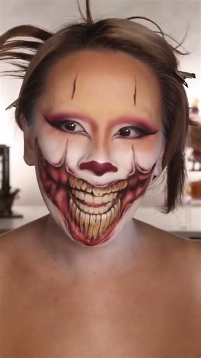 horror makeup art . part 9 #unstoppable #horror