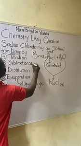 14K views · 546 reactions | Chemistry likely exam questions on separation techniques #science #chemistry | Nursebright001 | Facebook