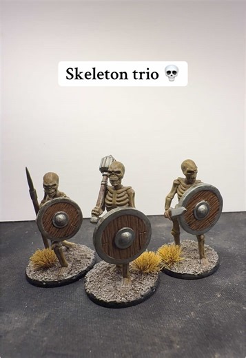 Painting Dungeons & Dragons Skeleton Trio Tips
