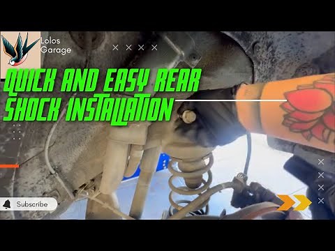 How to replace Rear Shocks Kia Rio 2012-2017, do it yourself quick and easy and save money!
