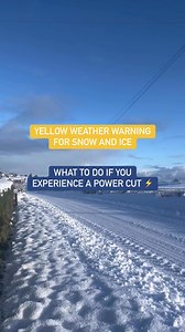 40 reactions · 12 shares | ️ A yellow weather warning for snow and ice has been issued in Northern Ireland. Here's what to do in case you experience a power cut! For more helpful tips during a power cut, visit https://shorturl.at/7tPxa #Storm #PowerCut #PowerOutage #YellowWeatherWarning #WeatherWarning #Snow #Ice #NorthernIreland | Power NI | Facebook