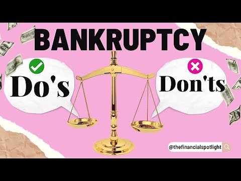 What NOT to do before Filing Bankruptcy | Things to Remember before Chapter 7
