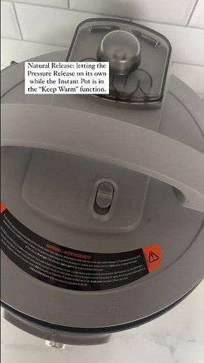 Quick Release vs Natural Steam Release