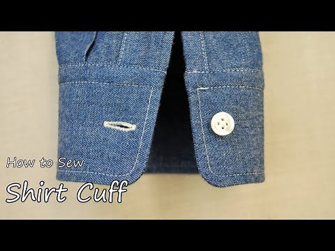 How to sew shirt cuffs