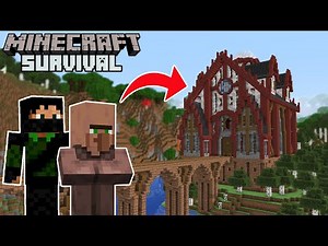 MASSIVE VILLAGER TRADING HALL! - Minecraft 1.19 Survival | Episode 34