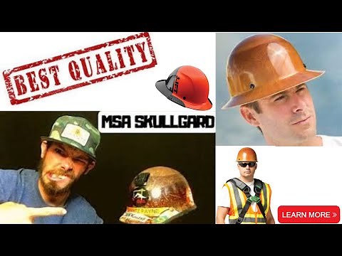 The 9 Skullgard Hard Hat – MSA Full Brim Hardhat