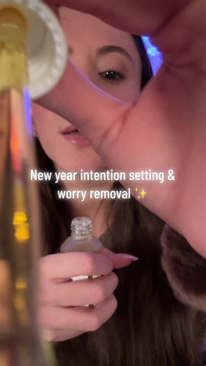 Happy new year!🎊 if you’re open to sharing, what are your top 3 intentions/goals for this year?✨ #asmr #asmrsounds #asmrvideo #relax #fyp