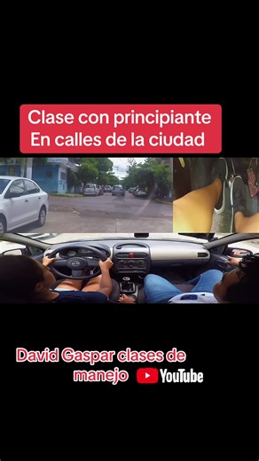Clase de manejo con principiante en ciudad #manejo #parati #carro #clase #aprende
