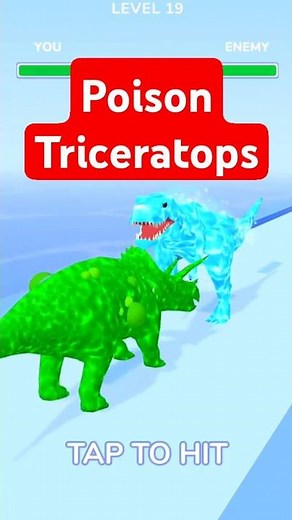 Dino Evolution Run 3D level 19 #Shorts #dinosaurgames #dinosaur