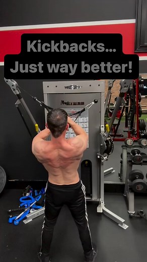 The interesting thing about the triceps is that functionally, they are a predominant “push” muscle of the upper body…helping to extend the elbow during pressing or dips. But don’t forget that they are also highly cooperative in posterior chain “pulling” due to the actions of the long head helping to addict and extend the shoulder. It’s also the reason why many stretch focused triceps exercises also stretch the lats! This is all to say that when you get a chance to let these muscles work together