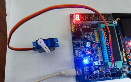 SG90舵机模块应用--基于51单片机