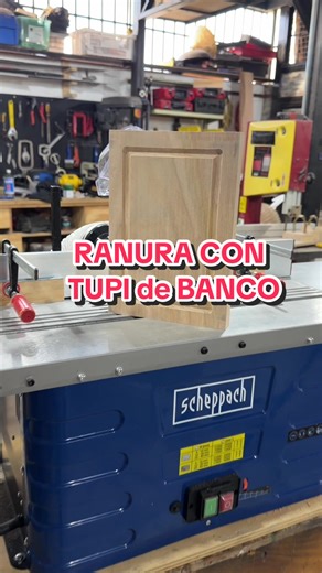 Ranura para líquidos con la tupi HF 50 de @scheppach_latam