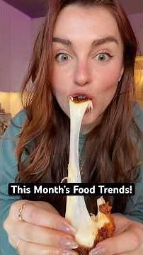 Eating this month’s viral food trends! #foodhack #cooking #eating #foodie #sushi #chilis #tacos