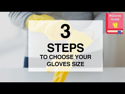 How to measure your hands size for rubber gloves in just 3 steps!