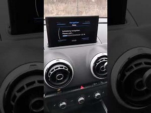 To reset the MMI system on an Audi A3.