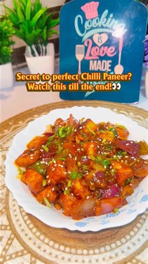 Restaurant Style Chilli Paneer Recipe |Crispy &Spicy Chilli Paneer at Home 😍🔥#trending #yts#viral