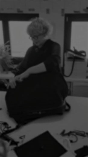 The story of the Isar — Côte&Ciel’s iconic bag — started with designing something for Emilie Arnault's partner who needed something practical for work. He required a bag that could carry his computer and his running gear. “He was a designer, a bit messy with the daily things, but very organized with his work things,” she recalls. “So that’s why I divided the bag into two parts: computer under the shoulder strap to be overprotected and a huge simple very minimal piece of fabric at the front so he