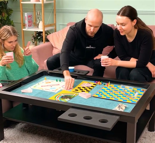 17K views · 63 reactions | A super easy DIY: Transforming a coffee table into a gaming center! | 5-Minute Crafts Family | Facebook