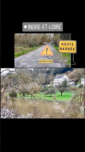 Spectaculaires crues à Joué-Lès-Tours, Ballan-Miré et Savonnières !