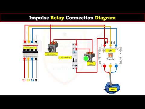 Impulse Relay Connection Diagram ‪@LearningEngineering‬