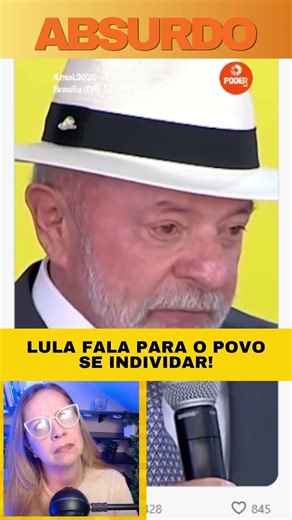 O Lula não deve estar bem? Individar é bom? #brasil #lula #política