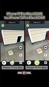 iPhone 17 Pro Max vs. iPhone 15 Pro Max for LiDAR 3D Scanning!