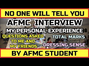 AFMC | PUNE | AFMC INTERVIEW | AFMC admission | AFMC student | NEET | AFMC MEDICAL COLLEGE