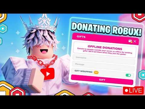 🔴 LIVE PLS Donate - FREE Robux De Raha Hoon Sabko! 🎁