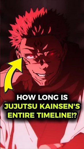 How Long is Jujutsu Kaisen's Timeline? #jujutsukaisen