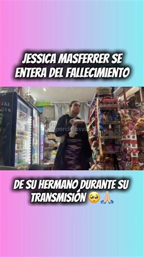 Jessica Masferrer se entera del F4LLECIMIENT0 de su hermano en plena transmisión 🥺