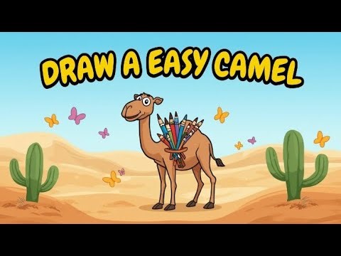 C for Camel 🐪 | Alphabet C Drawing for Kids | Learn Animals | The Magic Pencil