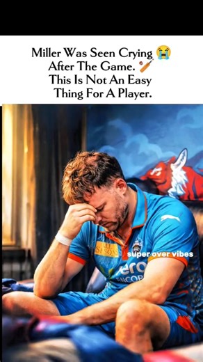 Miller crying #cricket
