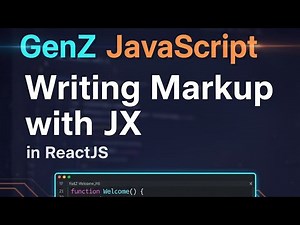 GenZ JavaScript: Master JSX for Writing Markup in ReactJS #reactjs #javascript 5 November 2025