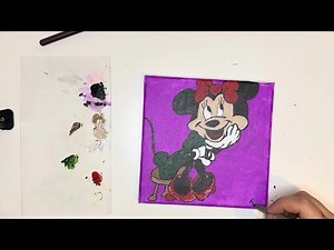 Step-by-Step Minnie Mouse Painting Tutorial | Create Disney Magic on Canvas