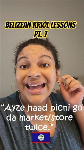 Belizean Kriol Lessons Pt. 7#belize #belizeankriol #belizeanlanguage #popularbelizeanphrases
